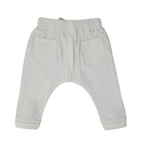 LODGER JOGGER FOLKLORE SOLID CLOUD DANCER 68 - KALHOTKY A TEPLÁČKY - PRO DĚTI