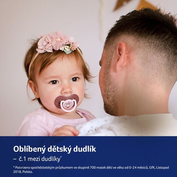 LOVI DUDLÍK SILIKONOVÝ DYNAMICKÝ BOTANIC 18M+ 2KS GIRL - ŠIDÍTKA A DOPLŇKY - KRMENÍ