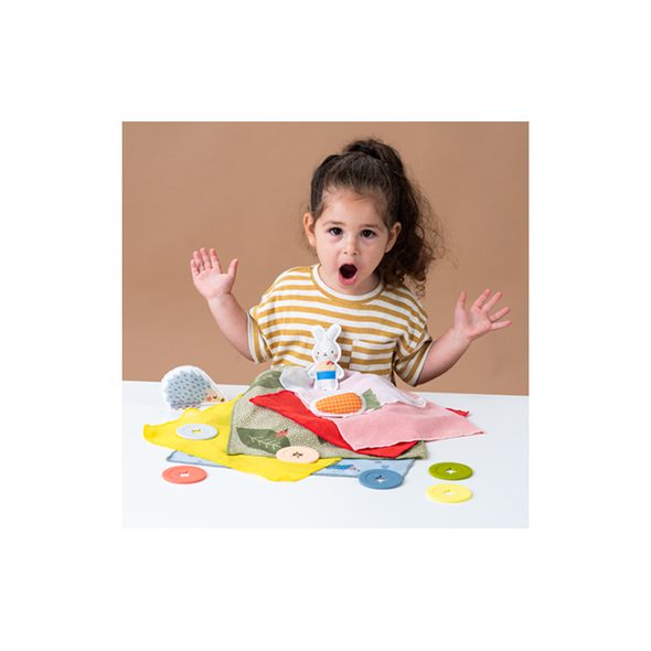 TAF TOYS SCHOVÁVACÍ SADA PEEK-A-BOO - MOTORICKÉ A HUDEBNÍ - PRO DĚTI