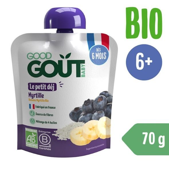 GOOD GOUT BIO BORŮVKOVÁ SNÍDANĚ 70 G - KAPSIČKY - KRMENÍ