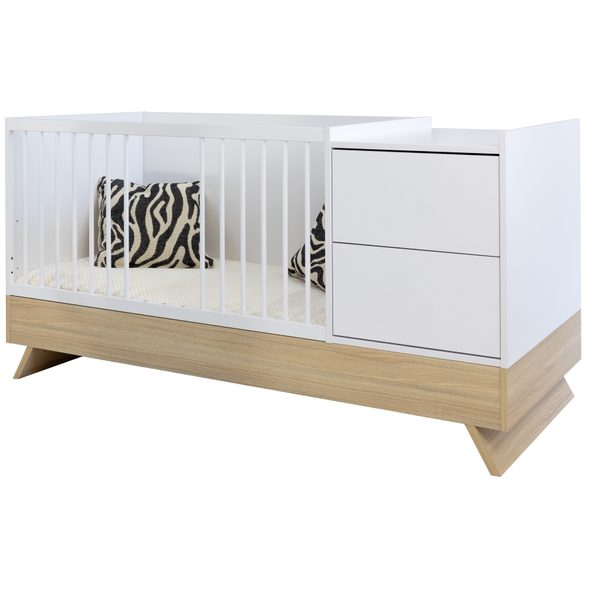 KOMBI POSTÝLKA FAKTUM SIENNA 3V1 WHITE 70X - DŘEVĚNÉ POSTÝLKY - SPINKÁNÍ