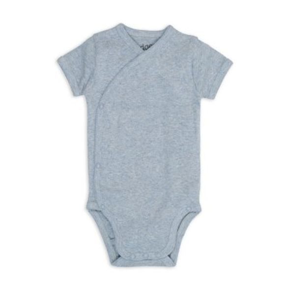 LODGER BODY S KRÁTKÝM RUKÁVEM MELANGE BLUE FOGG VEL. 62 - BODY - PRO DĚTI