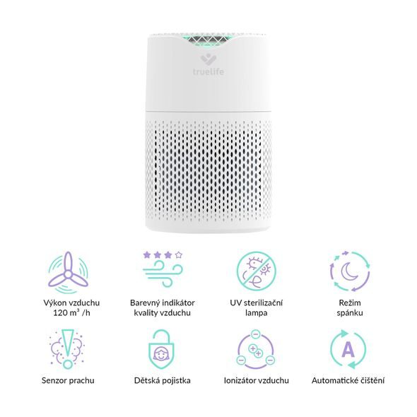 TRUELIFE AIR PURIFIER P3 WIFI - ZVLHČOVAČE A ČISTIČKY VZDUCHU - SPINKÁNÍ