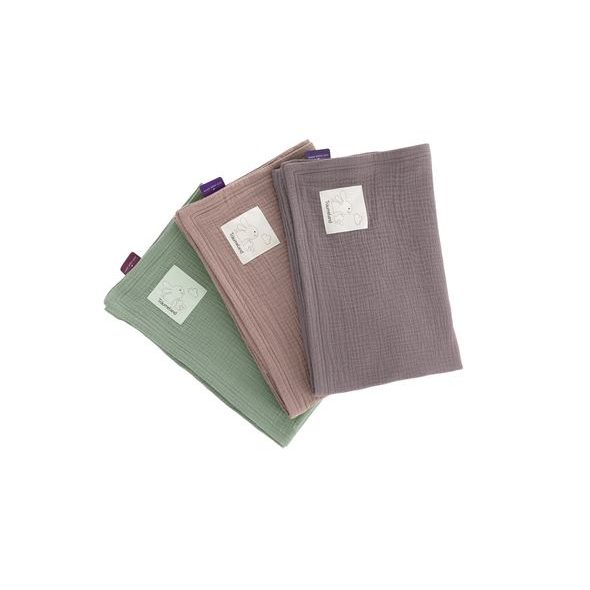 TRÄUMELAND MUŠELÍNOVÁ DEKA 100 X 75 CM SALBEI GRÜN - DĚTSKÉ DEKY PRO MIMINKA - SPINKÁNÍ