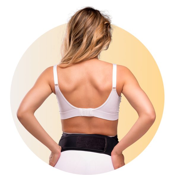 CARRIWELL TĚHOTENSKÝ NASTAVITELNÝ PODPŮRNÝ PÁS PŘES BŘÍŠKO - ČERNÝ - BŘIŠNÍ PÁSY - PRO MAMINKY