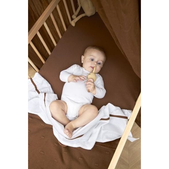 MEYCO ŽERZEJOVÉ PROSTĚRADLO 70X140/150 - CHOCOLATE - PROSTĚRADLA - SPINKÁNÍ