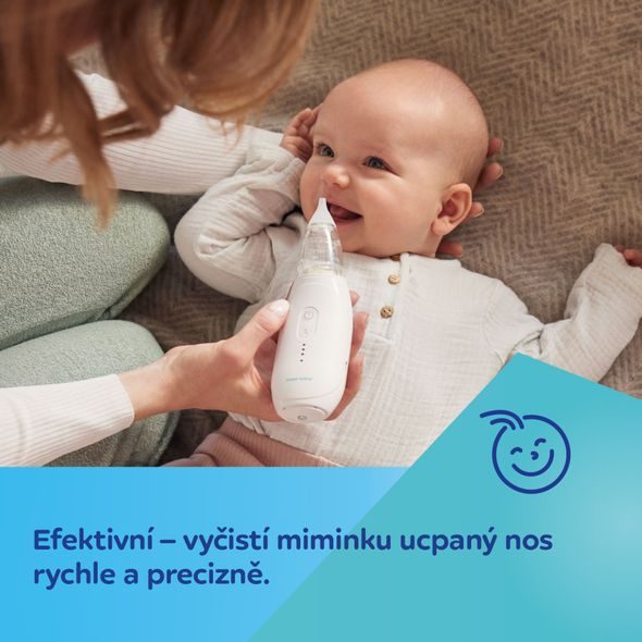 CANPOL BABIES ELEKTRICKÁ NOSNÍ ODSÁVAČKA EASY&NATURAL - ODSÁVAČKY HLENŮ - KOUPÁNÍ A ZDRAVÍ