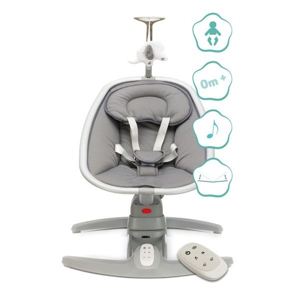 FILLIKID ELEKTRICKÁ HOUPAČKA MIMI GREY - LEHÁTKA A HOUPADLA - SPINKÁNÍ