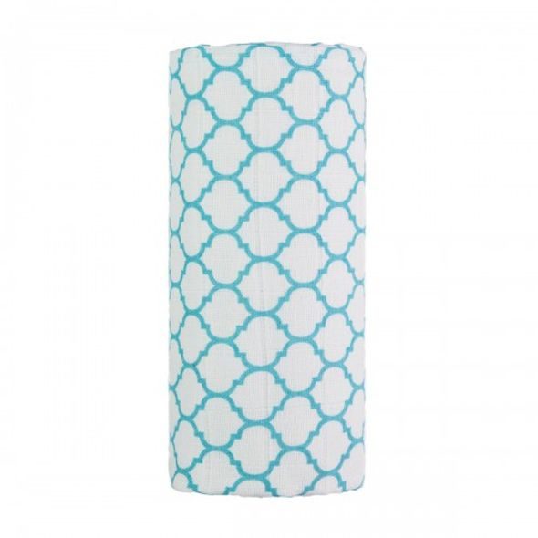 T-TOMI VELKÁ BAVLNĚNÁ TETRA OSUŠKA 120X120CM - ZAVINOVACÍ PLENY / OSUŠKY VELKÉ - PŘEBALOVÁNÍ