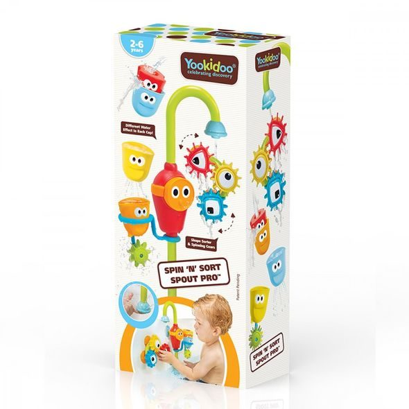 YOOKIDOO KOUZELNÝ KOHOUTEK S OZUBENÝMI TVARY - HRAČKY DO VANY - PRO DĚTI