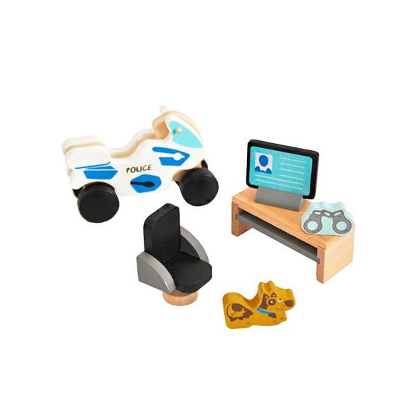 STOKKE® MUTABLE™ HEROES HOUSE FURNITURE SADA HRAČEK - STOLKY A ŽIDLIČKY - SPINKÁNÍ