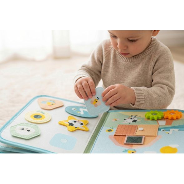 TINY LOVE KNÍŽKA S AKTIVITAMI FARMERS FUNDAY - AKTIVNÍ HRAČKY - PRO DĚTI