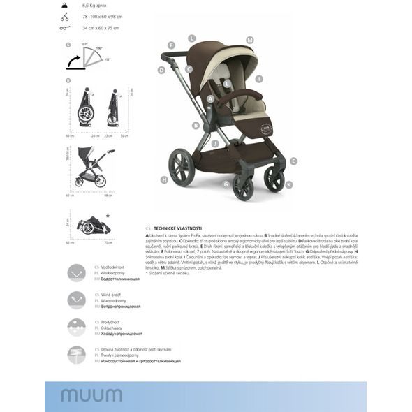 JANÉ MUUM 2012 - SPORTOVNÍ KOČÁRKY - KOČÁRKY A PŘÍSLUŠENSTVÍ