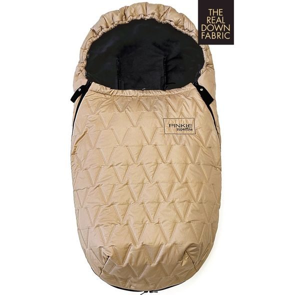 PINKIE PÉŘOVÝ ZIMNÍ FUSAK SUPERFINE VEE SAND - FUSAKY DO KOČÁRKU - KOČÁRKY A PŘÍSLUŠENSTVÍ