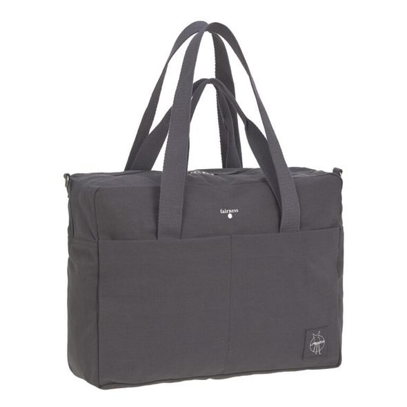 LÄSSIG GREEN LABEL COTTON ESSENTIAL BAG ANTHRACITE - PŘEBALOVACÍ TAŠKY - KOČÁRKY A PŘÍSLUŠENSTVÍ