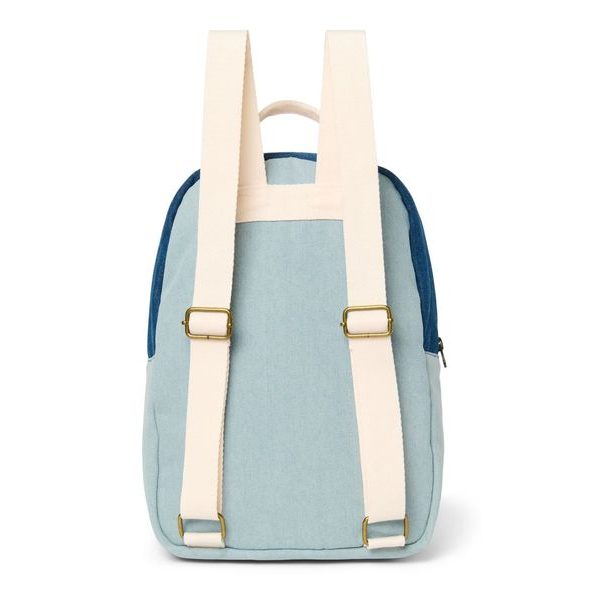 STUDIO NOOS PATCHWORK MIDI BACKPACK BATŮŽEK DENIM - ORGANIZÉRY A KOŠÍKY - KOČÁRKY A PŘÍSLUŠENSTVÍ
