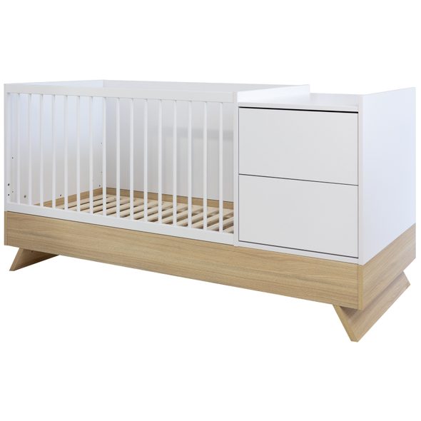 KOMBI POSTÝLKA FAKTUM SIENNA 3V1 WHITE 70X - DŘEVĚNÉ POSTÝLKY - SPINKÁNÍ