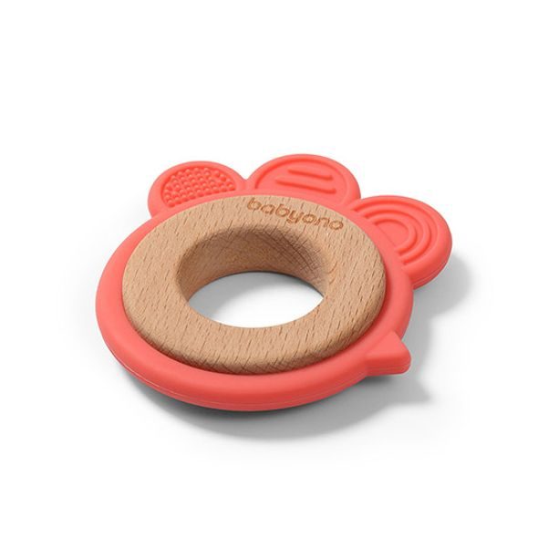 BABYONO KOUSÁTKO DŘEVĚNO-SILIKONOVÉ BUTTERFLY - KOUSÁTKA - PRO DĚTI