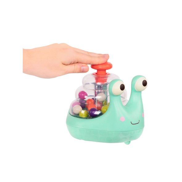 B-TOYS SVÍTICÍ ŠNEK S KULIČKAMI - AKTIVNÍ HRAČKY - PRO DĚTI