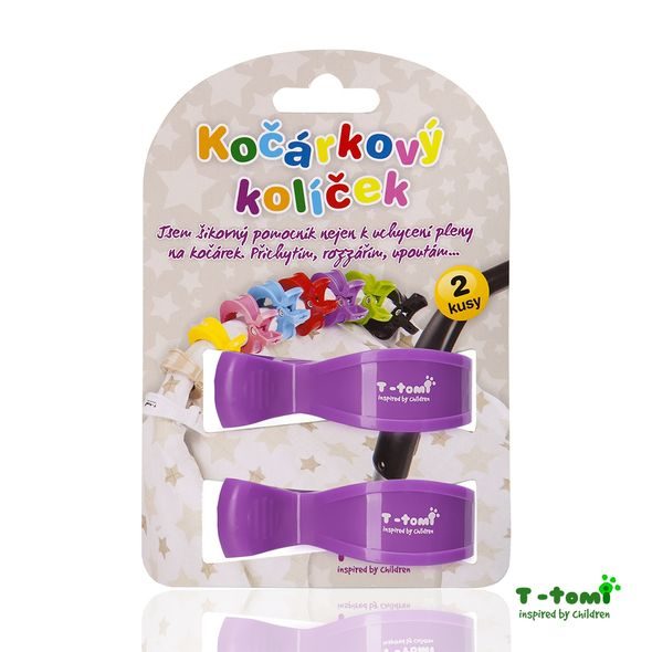 T-TOMI KOČÁRKOVÝ KOLÍČEK 2KS - HÁČKY, POPRUHY A KOLÍČKY - KOČÁRKY A PŘÍSLUŠENSTVÍ