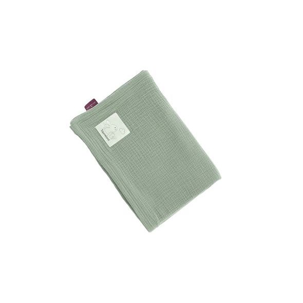 TRÄUMELAND MUŠELÍNOVÁ DEKA 100 X 75 CM SALBEI GRÜN - DĚTSKÉ DEKY PRO MIMINKA - SPINKÁNÍ