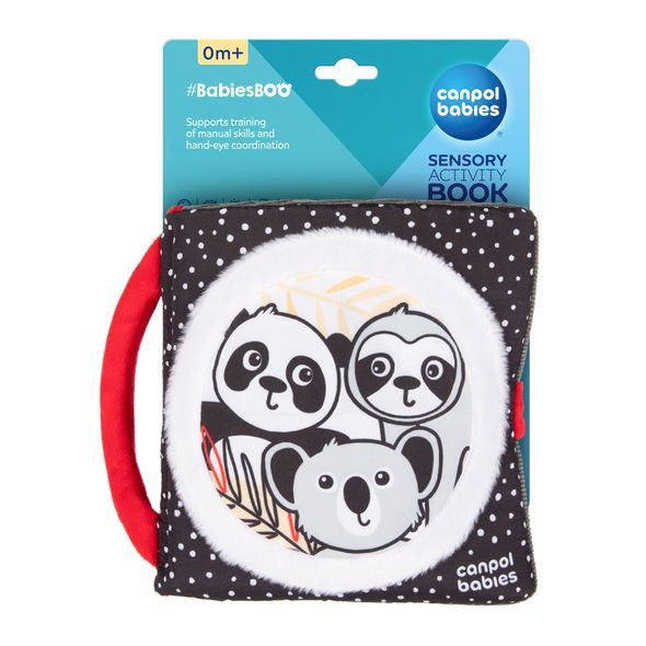 CANPOL BABIES SENZORICKÁ KNÍŽKA PANDA BABIESBOO - KNÍŽKY PRO NEJMENŠÍ - PRO DĚTI