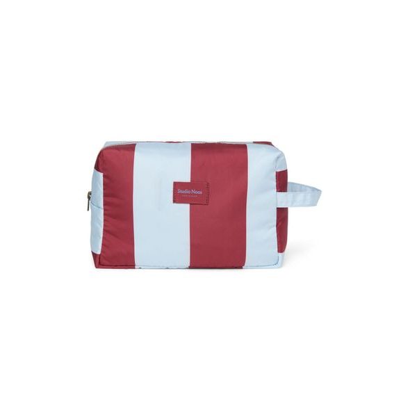 STUDIO NOOS BOLD STRIPE TOILETRY TOALETNÍ TAŠTIČKA BORDEAUX LIGHT BLUE - KOSMETICKÉ TAŠKY - PŘEBALOVÁNÍ