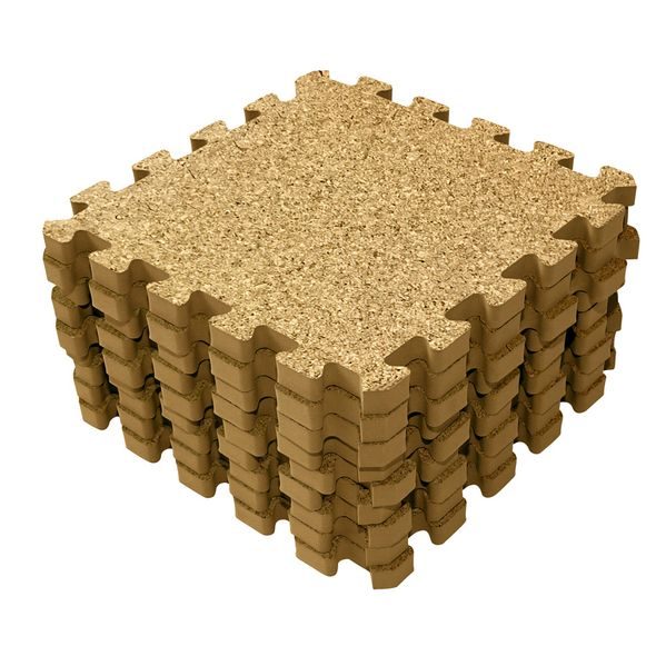 RIALTO BABY HRACÍ PODLOŽKA PUZZLE KORKOVÉ 90X90 CM - HRACÍ PODLOŽKY NA ZEM - SPINKÁNÍ