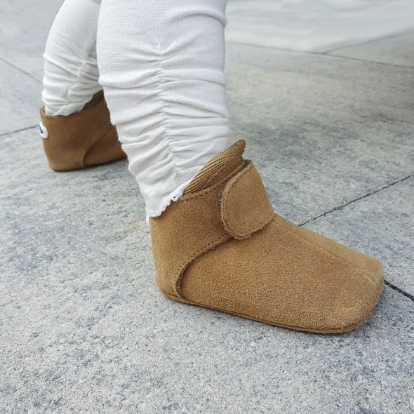 LODGER WALKER LEATHER BASIC COGNAC 3-6M - BOTIČKY - PRO DĚTI