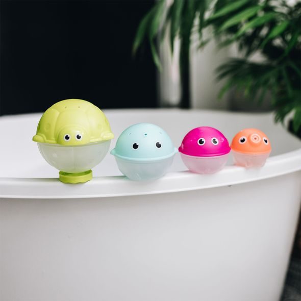 CANPOL BABIES SADA KREATIVNÍCH HRAČEK DO VODY S DEŠŤOVOU SPRCHOU OCEAN - HRAČKY DO VANY - PRO DĚTI