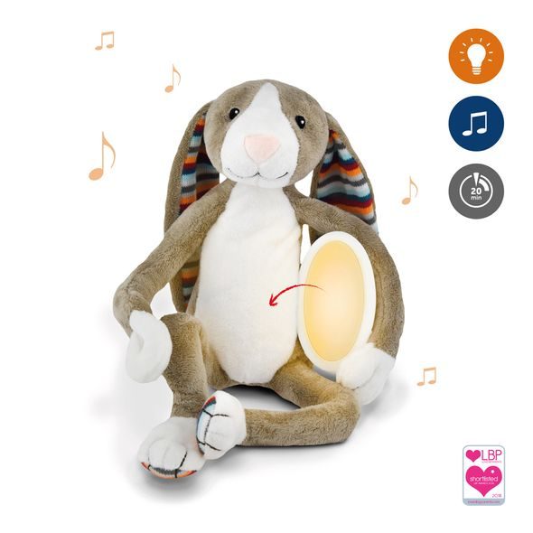 ZAZU KRÁLÍČEK BO PLYŠOVÉ NOČNÍ SVĚTLO S MELODIEMI - NOČNÍ SVĚTLA - SPINKÁNÍ