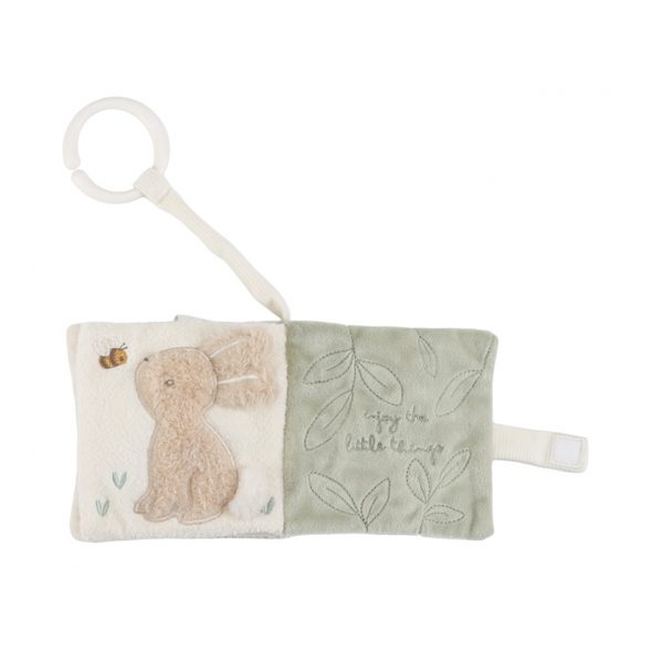 LITTLE DUTCH ZÁVĚSNÁ TEXTILNÍ KNÍŽKA S AKTIVITAMI NEWBORN NATURALS - FARMA - PRO DĚTI