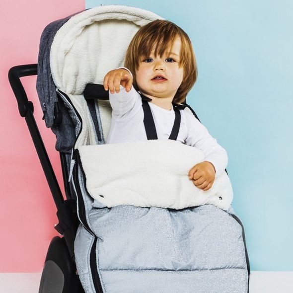 DOOKY FOOTMUFF VEL. L FROSTED SILVER SKY - FUSAKY DO KOČÁRKU - KOČÁRKY A PŘÍSLUŠENSTVÍ