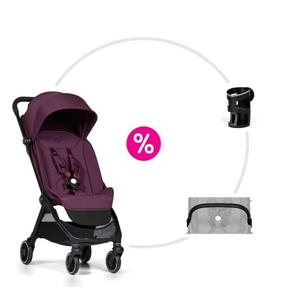 BUMPRIDER CONNECT MINI KOČÁREK ITALIAN PLUM - GOLFOVÉ KOČÁRKY - KOČÁRKY A PŘÍSLUŠENSTVÍ