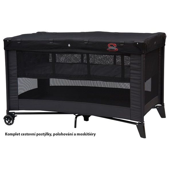 SCARLETT CESTOVNÍ POSTÝLKA PIKI ČERNÁ - CESTOVNÍ POSTÝLKY - SPINKÁNÍ