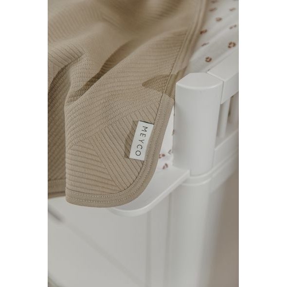 MEYCO ŽAKÁROVÁ FLANEL DEKA PURE - TAUPE - DĚTSKÉ DEKY PRO MIMINKA - SPINKÁNÍ