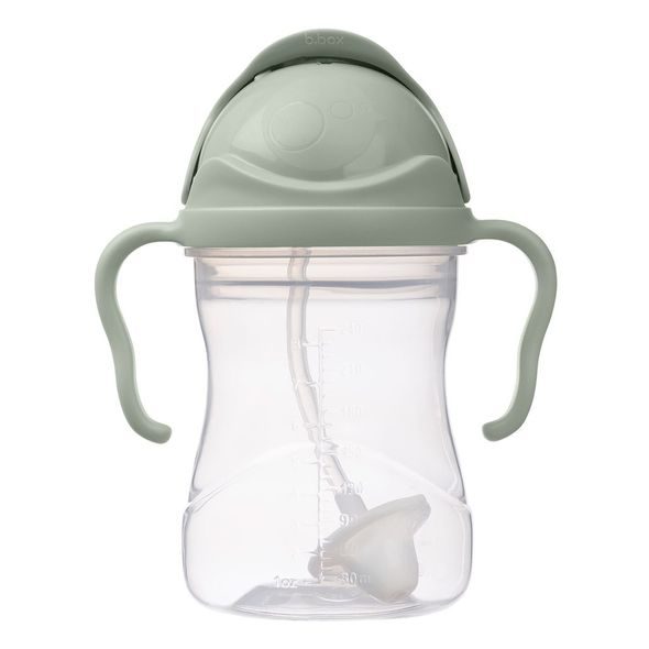 B.BOX UNIVERZÁLNÍ SADA NA PITÍ 3V1, 240 ML - ZELENÁ - DĚTSKÉ HRNEČKY - KRMENÍ