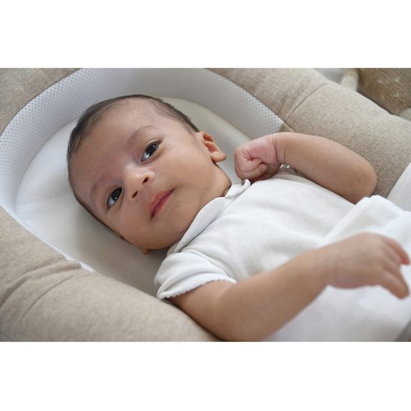 BEABA HNÍZDO PRO MIMINKO COCOONY HEATHER CLAY - HNÍZDEČKA - SPINKÁNÍ