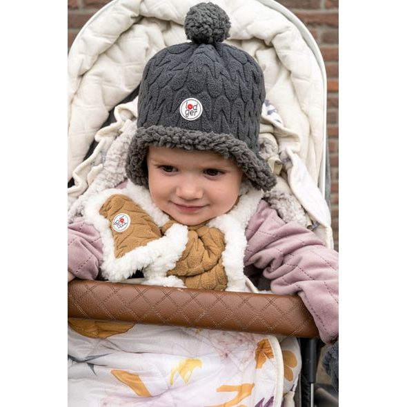 LODGER MUFFLER EMPIRE FLEECE DARK HONEY - RUKAVIČKY, ŠÁTKY, NÁKRČNÍKY - PRO DĚTI