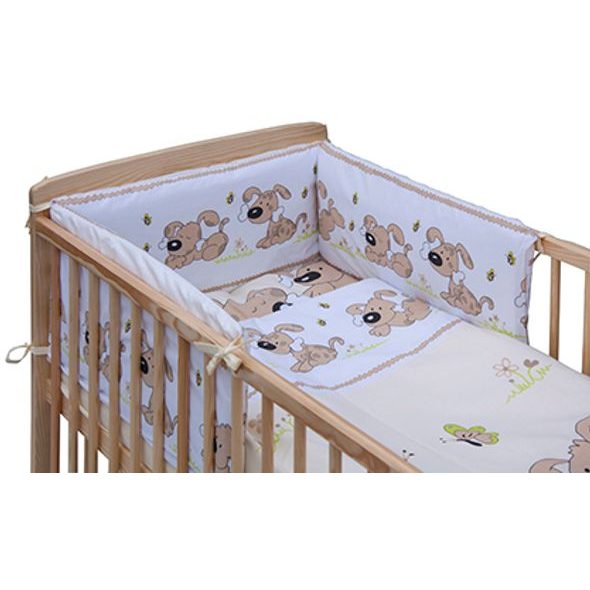 SCARLETT SOUPRAVA DO POSTÝLKY 6-DÍLNÁ JAPY BÉŽOVÁ 90X120CM - POVLEČENÍ DO POSTÝLKY - SPINKÁNÍ