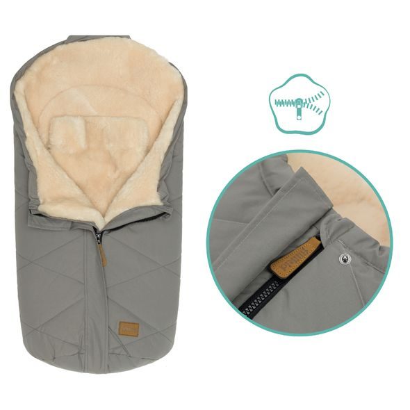 FILLIKID FUSAK ZIMNÍ VEGAN STYLE GREY - FUSAKY DO KOČÁRKU - KOČÁRKY A PŘÍSLUŠENSTVÍ
