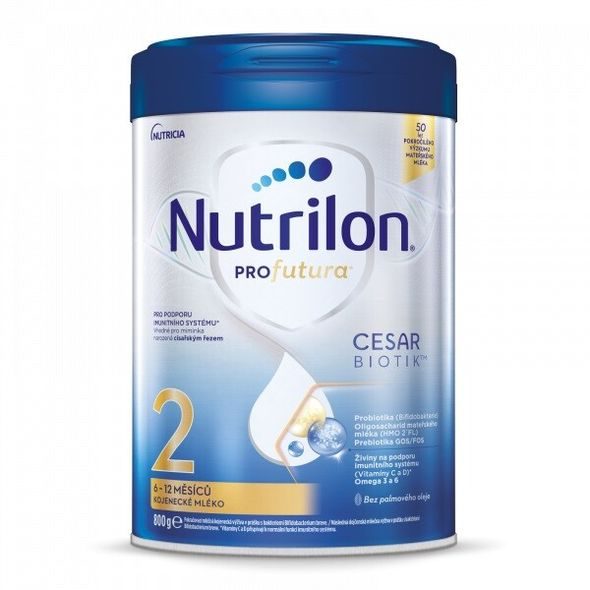 NUTRILON 2 KOJENECKÉ MLÉKO CESARBIOTIK 800G - KOJENECKÁ MLÉKA - KRMENÍ