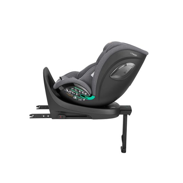 KIKKABOO AUTOSEDAČKA 40-150 CM I-TWIST I-SIZE LIGHT GREY - AUTOSEDAČKY 0-36KG - AUTOSEDAČKY A PŘÍSLUŠENSTVÍ