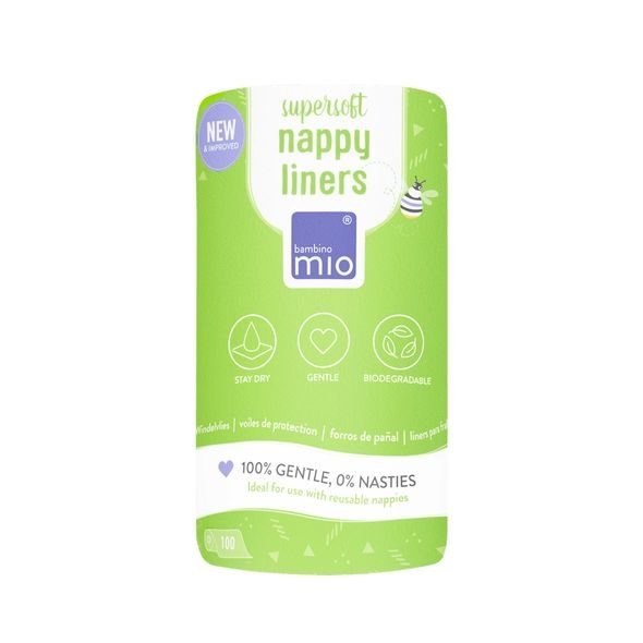 BAMBINO MIO SUPERSOFT MIO LINERS UBROUSKY - 100 LISTŮ V ROLI - SEPARAČNÍ VLOŽKY - PŘEBALOVÁNÍ