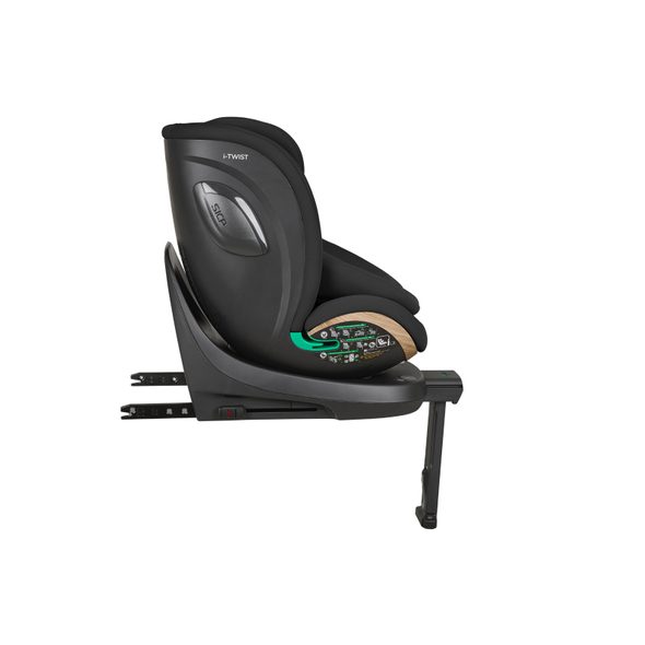 KIKKABOO AUTOSEDAČKA 40-150 CM I-TWIST I-SIZE BLACK - AUTOSEDAČKY 0-36KG - AUTOSEDAČKY A PŘÍSLUŠENSTVÍ