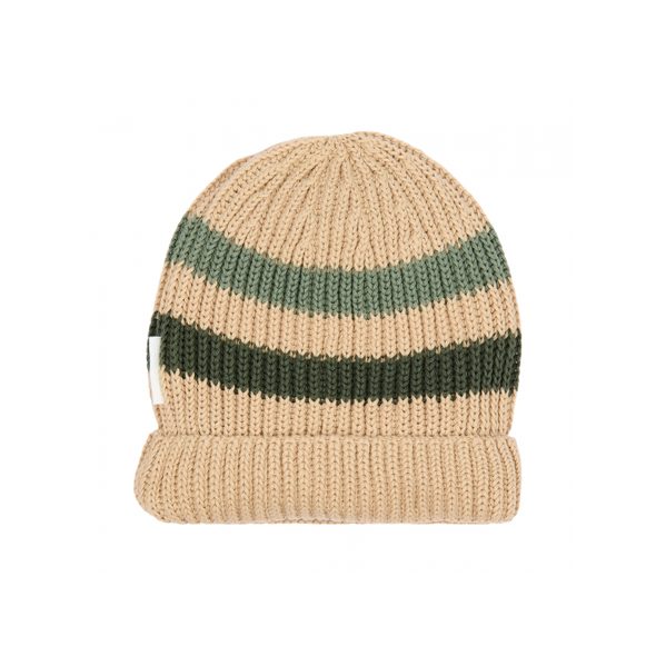 LITTLE DUTCH ČEPIČKA PLETENÁ WARM TAUPE VEL. 74-86 - ČEPIČKY A KLOBOUČKY - PRO DĚTI