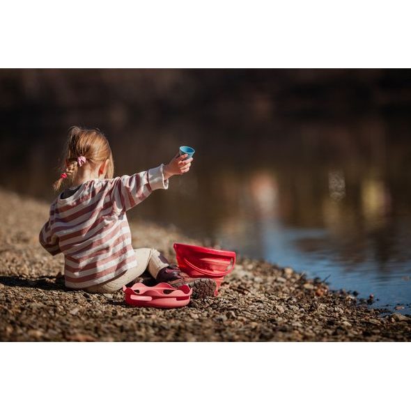 COMPACTOYS SKLÁDACÍ SADA NA PÍSEK 7V1 MODRÁ - HRAČKY NA PÍSEK - PRO DĚTI