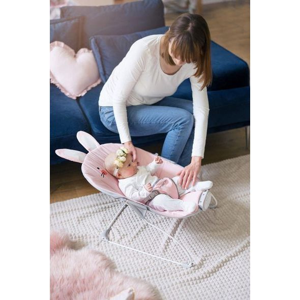 MOMI VIBRUJÍCÍ LEHÁTKO S MELODIEMI GLOSSY PANDA - LEHÁTKA A HOUPADLA - SPINKÁNÍ