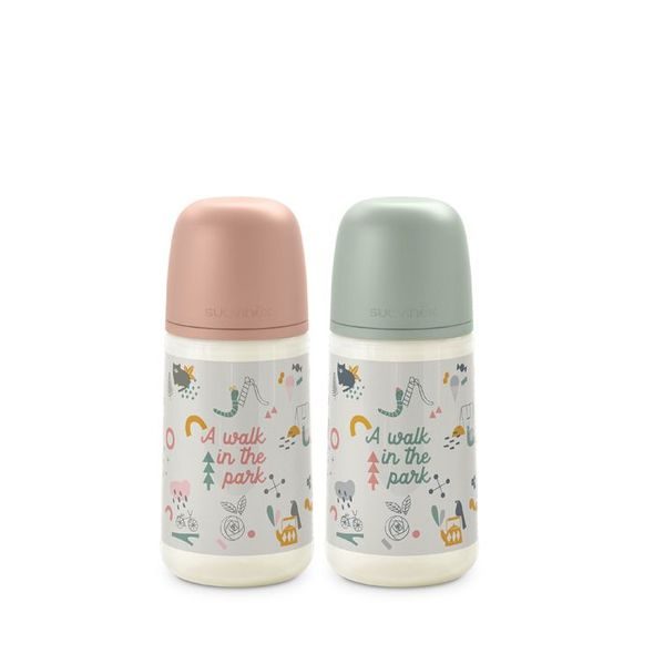 SUAVINEX SUAVINEX | KOJENECKÁ LÁHEV WALK ANATOMICKÁ M SILIKON 270 ML - KOJENECKÉ LAHVE - KRMENÍ