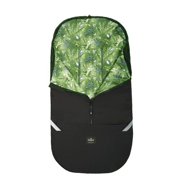 EMITEX FUSAK 2V1 COCOON SOFTSHELL BLACK + FAIRYTALE WOODLAND - FUSAKY DO KOČÁRKU - KOČÁRKY A PŘÍSLUŠENSTVÍ